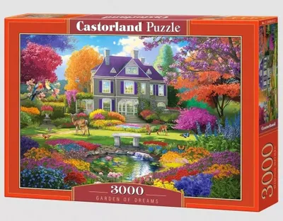 Produktbild von Castorland Puzzle Garden of Dreams - 3000 Teile Jigsaw Puzzle
