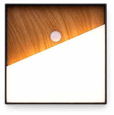 Image de Applique murale à batterie MEG avec détecteur de mouvement - 9490-Q-PIR-WO