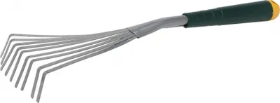 Produktbild von laubrechen 37,5 cm Kunststoff silber