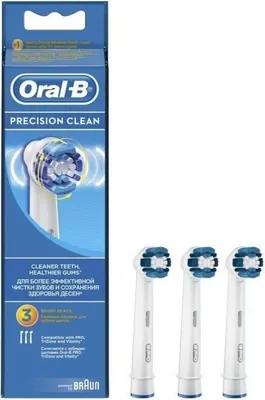Produktbild von Oral-B Precision Clean, 3 Stück(e), Weiß, Oral-B Precision Clean, Oral-B Triumph, Oral-B SmartSeries, Oral-B PRO, Oral-B Vitality, Oral-B..., 20 g, 18 mm, 60 mm