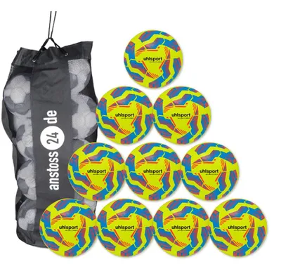 Produktbild von Ballset Uhlsport Jugendball SALA LITE 350 ADDGLUE inkl. Ballsack 10 Bälle