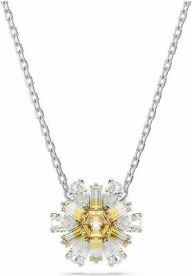 Produktbild von SWAROVSKI Damen Anhänger Blume Gelb Rhodiniert IDYLLIA 5679939