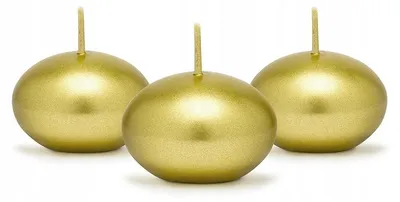 Obrázek produktu pro Party Deco Plovoucí svíčka zlatá svatební dekorace