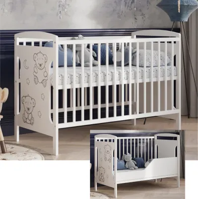 Produktbild von Kinderbett Ted 60x120cm - Komfort und Funktionalität in einem