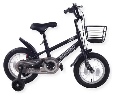Produktbild von Buxibo - Kinderfahrrad für Jungen - Borneo - 12 Zoll - Schwarz