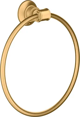 Produktbild von hansgrohe Handtuchring Axor Montreux schwenkb., Met., Wandmont., brush. brass