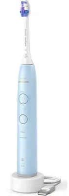 Obrázek produktu pro Philips Sonicare 6100 series 6100 HX7406/02 Sonický kartáček  generace, Dospělý, Sonický, Citlivý, 62000 pohybů za minutu, Světle modrá, 2 min