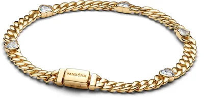 Produktbild von Pandora Herz Cuban-Gliederarmband 564226C01 Damenarmband, Armbandumfang:16cm
