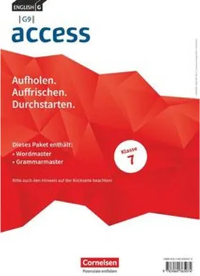 Obrázek produktu pro English G Access - G9 - Band 3: 7. Schuljahr - Wordmaster und Grammarmaster (Im Paket)