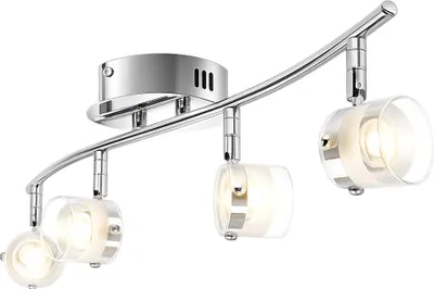 Produktbild von LED Deckenleuchte, 4 flammig, Spots beweglich, L 63cm