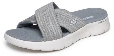 Produktbild von Skechers Damen Go Walk Flex Sandal Impressed, Grey Textile, 41 EU