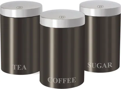 Image de BERLINGERHAUS Récipient alimentaire 3 pcs Carbon Metallic Line BH-1348