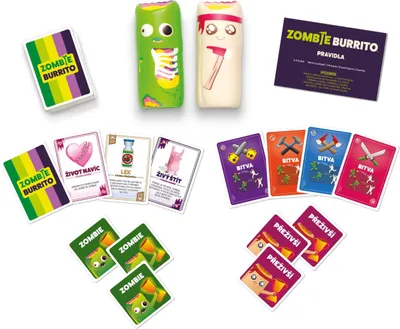 Produktbild von Kartenspiel Zombie Burrito – Party- & Familienspiel für 3-6 Spieler ab 7 Jahren