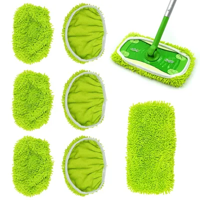 Immagine prodotto di Solidchoice - Panni umidificabili riutilizzabili per Swiffer, confezione da 6 pezzi