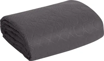 Obrázek produktu pro Eurofirany Dekorativní přehoz na postel 170x210 Boni 5 graphite geometric