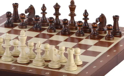 Produktbild von GROSSES MAGNETISCHES SCHACHSPIEL mit Inlay (35x35cm)