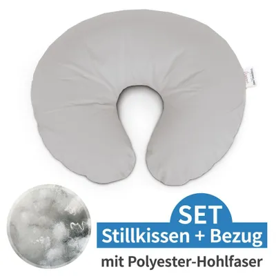 Image de Theraline Coussin d'allaitement Wynnie gris