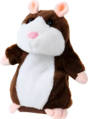 Produktbild von TE Trend 18790-DB - Nachsprechender Plüsch Laberhamster, dunkelbraun