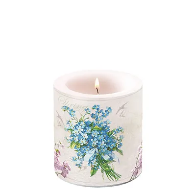 Produktbild von Kerze klein – Candle small – Format: Ø 7,5 cm x 9 cm – Brenndauer: 35