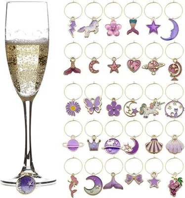 Image de Marqueurs pour verre « Strandfeest » - Décoration - Lot de 31 pièces