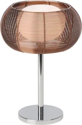 Produktbild von Tischleuchte 1-flammig HxØ 39x26 cm Relax bronze/chrom