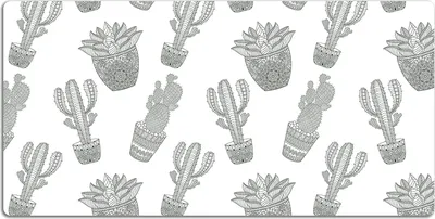 Produktbild von Schreibtischmatte Tischunterlage 100x50 cm Mauspad - Mexikanische Kakteen