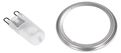 Produktbild von BOSCH 10044823 Halogenlampe G9 27W 230V mit Ring max. 300°C für Backofen