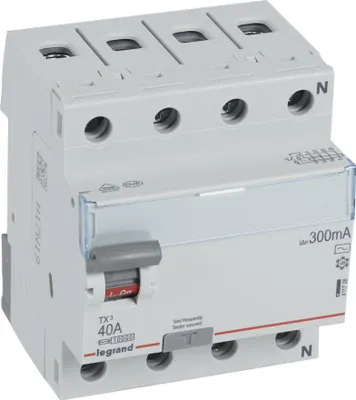 Image de P304 4P 40A 300MA Interrupteur différentiel TYPE AC TX3