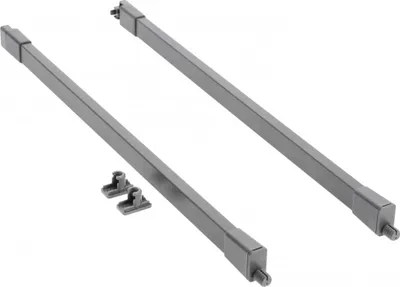 Produktbild von GTV - MBPRO Längsleiste Quadrat I Längsgeländer für Schubladen Modern Box Pro I Für Sichere Erhöhung Der Schublade I Für Schienen Lang = 350mm I Farbe Anthrazit