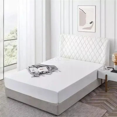 Image de Drap-housse Coton World en coton blanc 90x200 cm