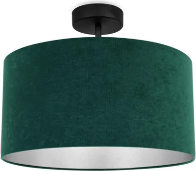 Productafbeelding van Plafondlamp, lampenkap, chroom, fluweel, selectie, LED