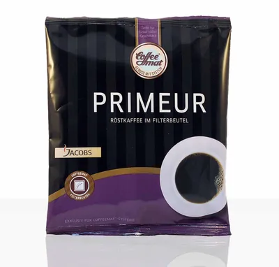 Produktbild von Jacobs Coffeemat Primeur Pouch - 36 x 60g Kaffee im Filterbeutel, Filterkaffee