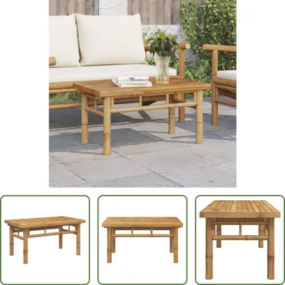 Produktbild von The Living Store Couchtisch 70x40x35 cm Bambus