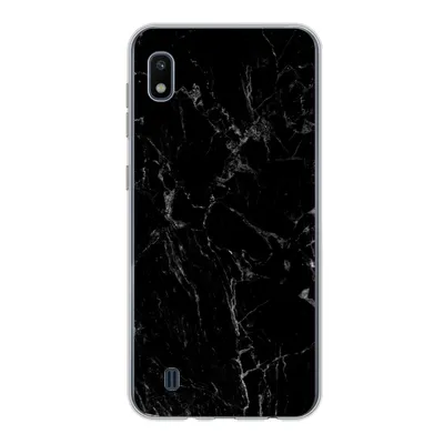 Produktbild von MuchoWow® Handyhülle Schutzhülle Hülle für Samsung Galaxy A10 Marmor - Schwarz - Naturstein Silikon Softcase Handy Hülle - Schutzhülle