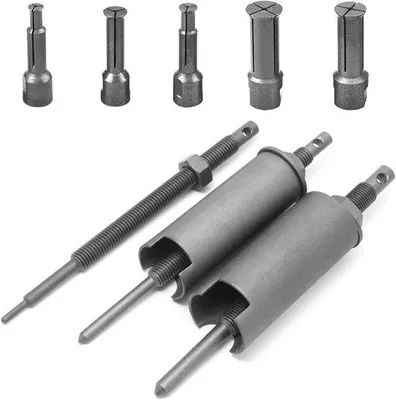 Productafbeelding van 8-delige kogellagertrekker, set voor het verwijderen van binnenlagers van 9-23 mm, motorbehuizing, gereedschap voor het verwijderen van binnenlagers, wielagertrekker, geschikt voor motorfietsen en generatoren