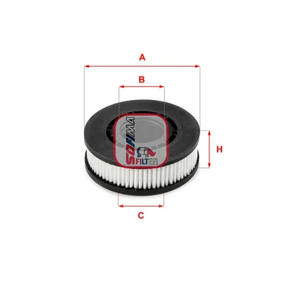 Produktbild von SOFIMA S 7689 A Filter Kurbelgehäuseentlüftung