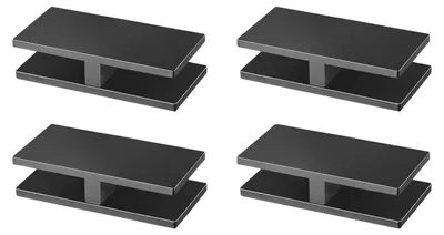 Immagine prodotto di Morsetto per vetro VEVOR, 4 pezzi staffa rettangolare per ringhiera in vetro per vetro temperato da 0,31"-0,47", morsetto di montaggio per vetro in acciaio inox 304, staffa per ripiano in vetro spesso 0,2" per balcone, giardino, piscina, scale