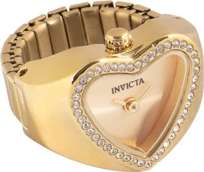 Immagine prodotto di Invicta Mini 49574 Orologio da Donna - Movimento al Quarzo - Acciaio Inossidabile con Quadrante Dorato - 18 mm