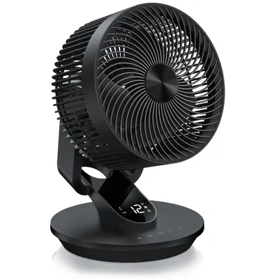 Produktbild von Brandson Tischventilator leise mit Fernbedienung, 3D Oszillation & Display, Timer, 42 cm Durchmesser, 6 Geschwindigkeitsstufen, Sieger Ventilatoren & Luftkühler 2026