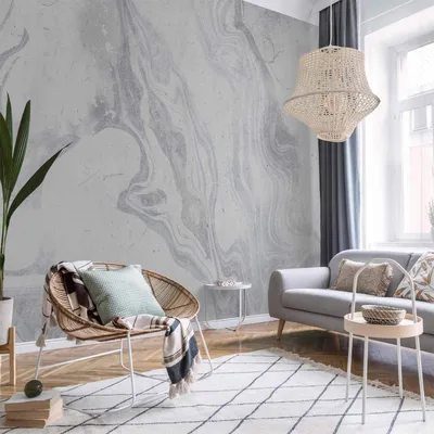 Produktbild von Selbstklebende Folie Fototapete - Cloudy Marble 441x315 cm Muster f-A-0883-a-a