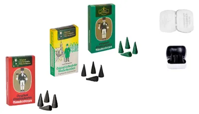 Produktbild von Crottendorfer Räucherkerzen Jubiläumseditionsset - Weihnacht, Weihrauch und Tanne - Festliche Aromen für Ihr Zuhause – für unvergessliche Momente