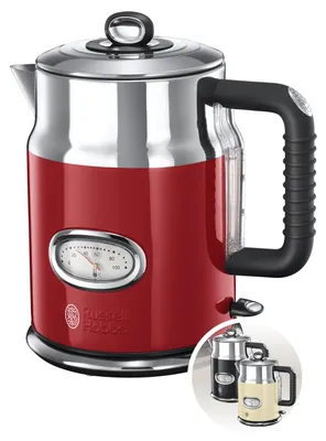 Zdjęcie produktu dla Russell Hobbs 23372 016 001 Russell Hobbs 21670-70 Retro Ribbon Red Wasserkocher