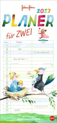Produktbild von Helme Heine: Planer für zwei 2027