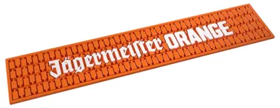 Produktbild von Jägermeister Barmatte Orange, schützt vor Flüssigkeit und Kratzern, leicht zu reinigen