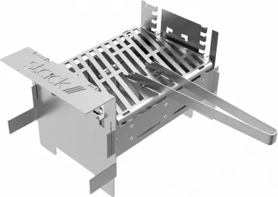 Produktbild von stack´n grill steckbarer Holzkohlegrill aus Edelstahl bekannt aus dem TV optimal für Camping | BBQ