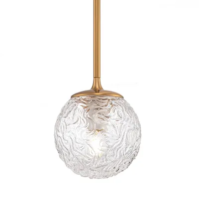 Zdjęcie produktu dla Lampa wisząca, metal mosiężny, regulowana wysokość, gniazdo E27