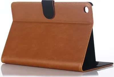 Produktbild von Schutzhülle für Apple iPad MINI 4 MINI 5 Tasche Hülle Kunstleder mit Standfunktion - HELLBRAUN