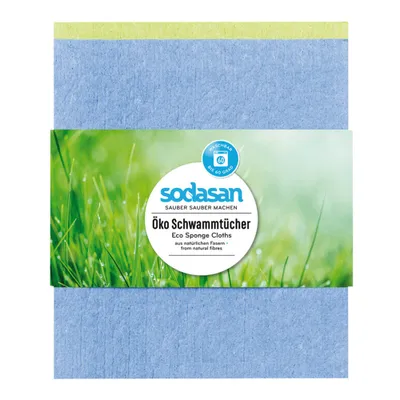 Produktbild von Sodasan Öko-Schwammtücher 2Stk (1er Pack)