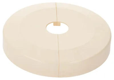 Produktbild von tecuro Scharnierrosette Ø 27 mm x Ø 130 mm x 23 mm - Kunststoff ABS weiß