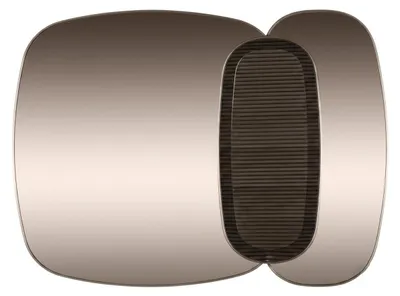 Image de Miroir pour salle à manger, design moderne. Miroir mural élégant
